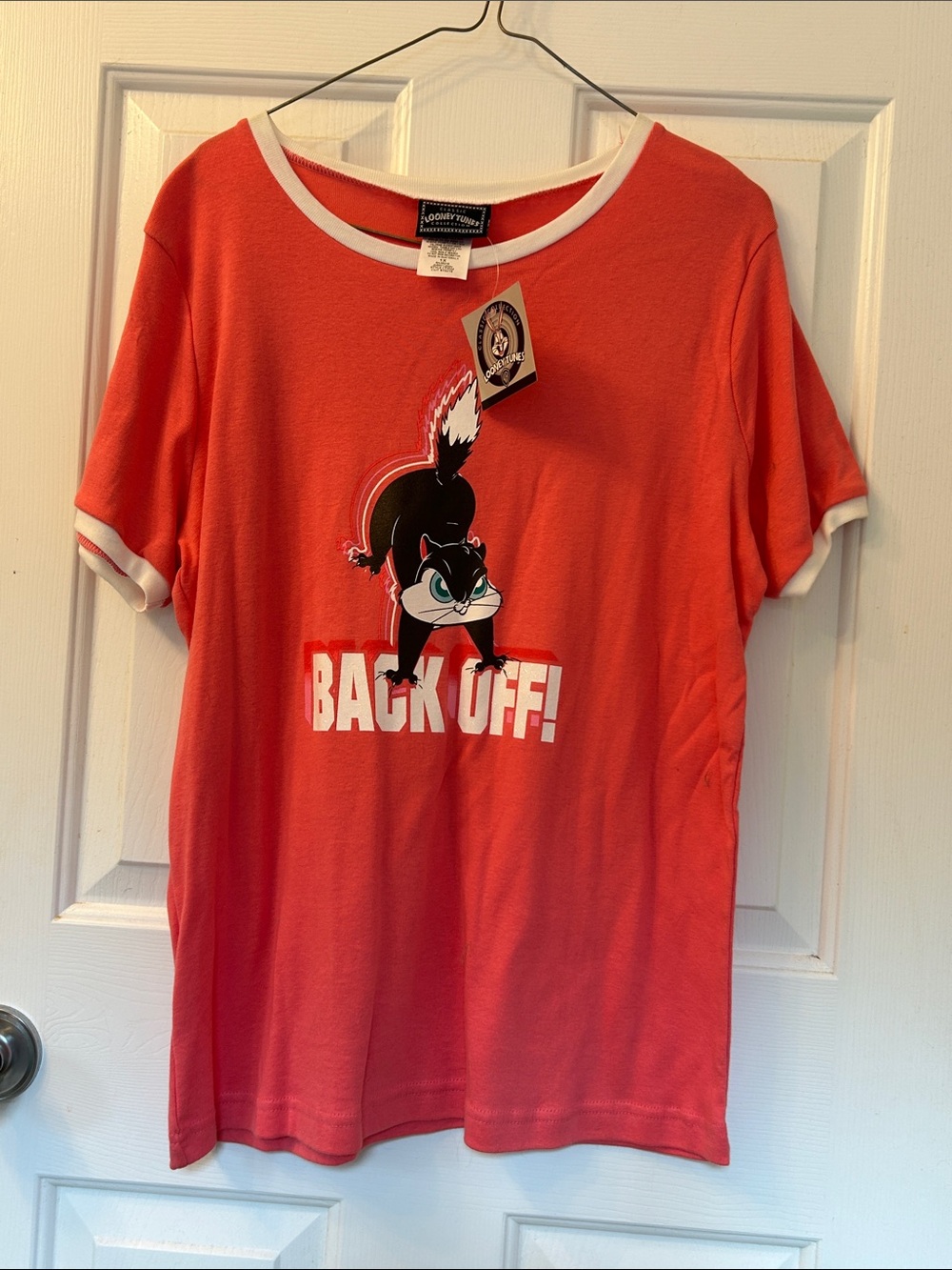 Looney Tunes 'Back Off!' Precious/Pussyfoot catGraphic Tee - pink